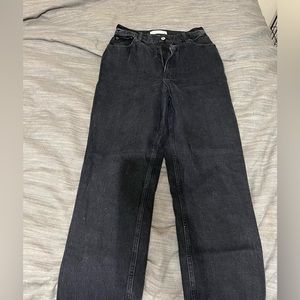 Abercrombie 90s straight ultra high rise curve love Size 27/4R